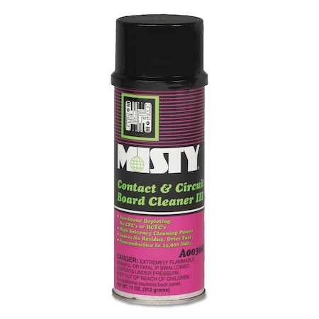 Misty Contact and Circuit Board Cleaner III, 16 oz Aerosol Can, PK12 1002285
